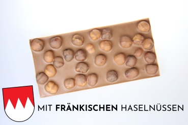 Tafel Vollmilch mit fränk. Edelhaselnüssen