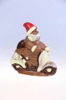 Weihnachtsmann auf Motorroller  95g