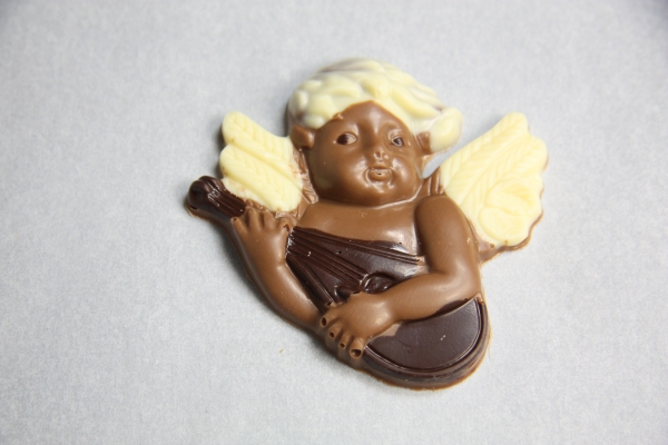 Relief-Engel klein mit Lautengitarre 25g