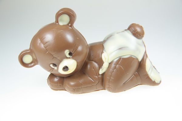 Liegender Kuschelbär groß  135g