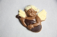 Relief-Engel klein mit Lautengitarre 25g